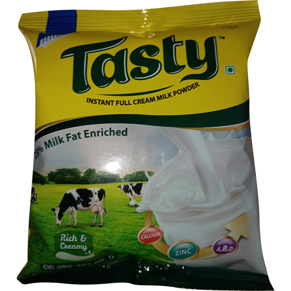 TASTY INSTANT FULL CREAM MILK POWDER 200 Gm