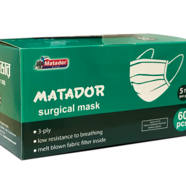 Matador Surgical Mask (60-Pcs)