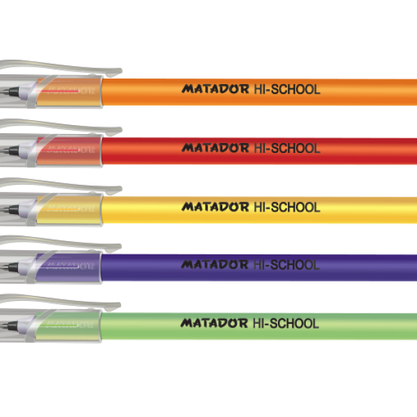 Matador Hi-School Ballpen (12-Pcs)