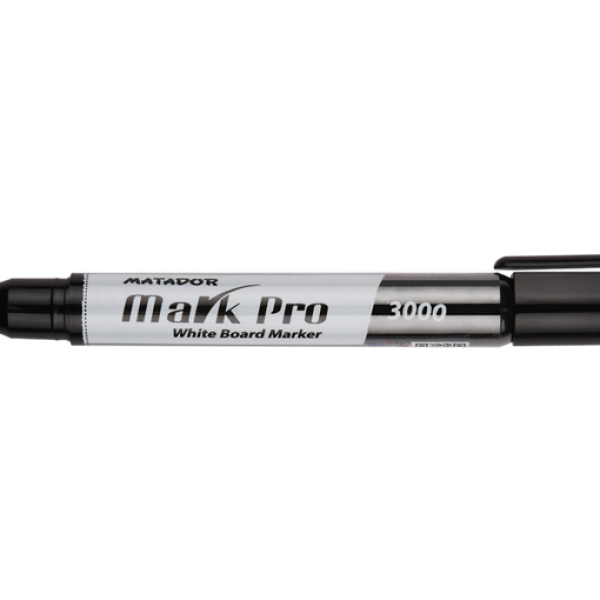 Matador Mark Pro 3000 White Board Marker in black (1-Pcs)